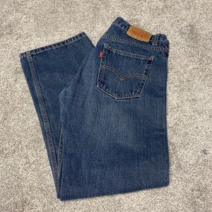 Blue Vintage Levi’s 505 Straight, 18REG